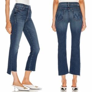 Mother The Insider Crop Step Fray Sweet and Sassy Size 26